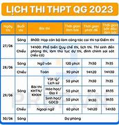 Lịch Thi Tốt Nghiệp Cấp 3 Năm 2025