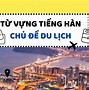 Tiếng Hàn Du Lịch Cơ Bản