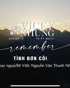 Vicky Nhung Cover Tình Đơn Côi 3 Lyrics